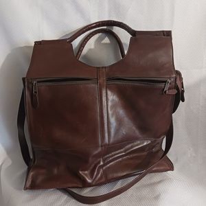 Vintage Genuine Leather shoulder hand bag